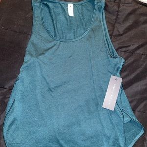 Emerald green workout tank